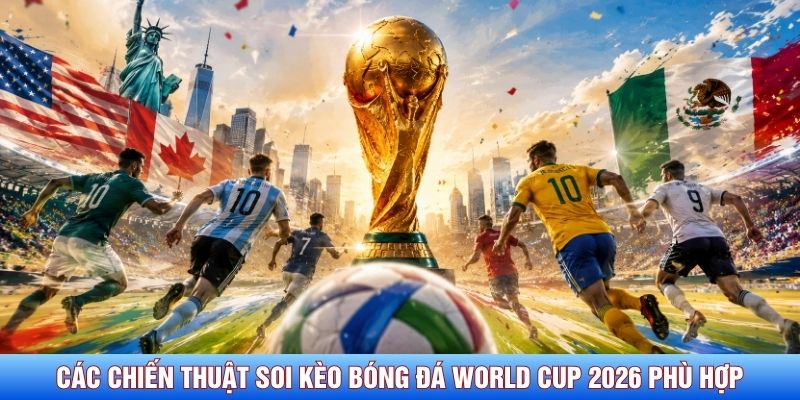 Các chiến thuật soi kèo bóng đá World Cup 2026 phù hợp