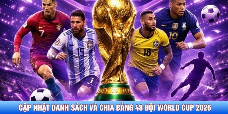 Cập nhật danh sách và chia bảng 48 đội World Cup 2026