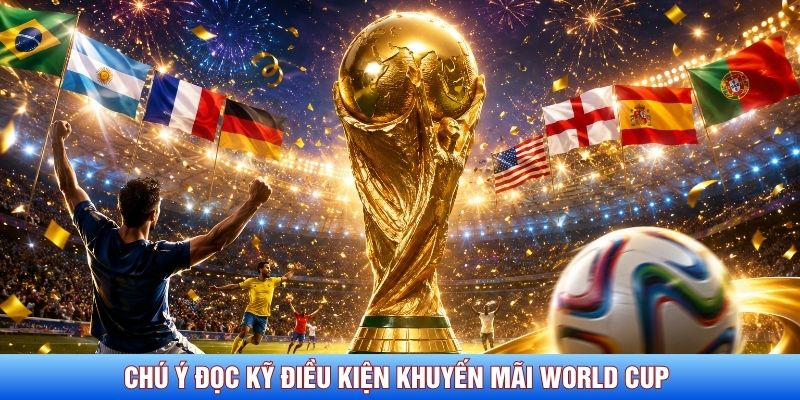 Chú ý đọc kỹ điều kiện khuyến mãi World Cup trước khi tham gia